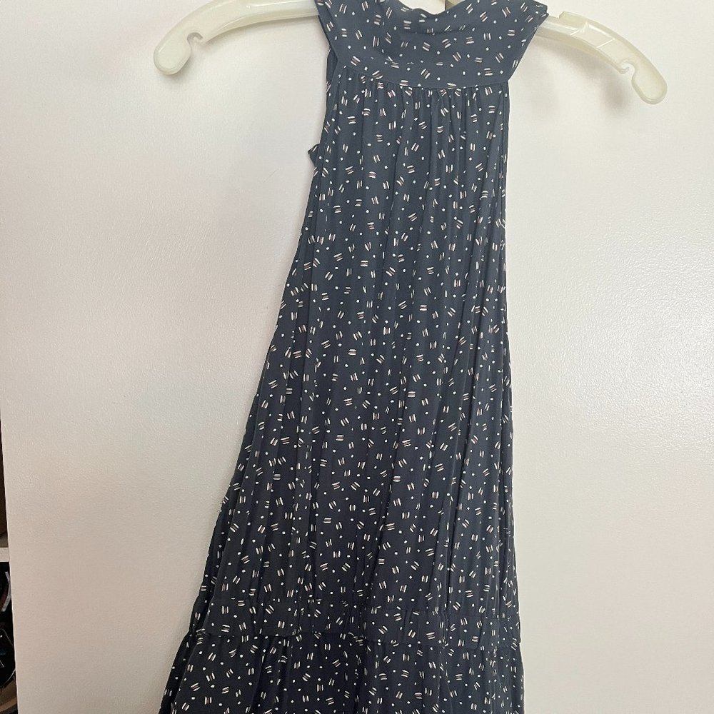 Loft Romper with Tie Neck Back